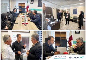 بازدید سرپرست بیمه سینا از شعبه شرق تهران