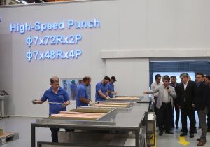 بازدید مدیرعامل بانک قرضالحسنه مهر ایران از گروه صنعتی پاکشوما