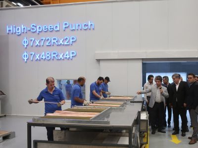 بازدید مدیرعامل بانک قرضالحسنه مهر ایران از گروه صنعتی پاکشوما