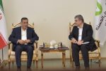 دیدار مدیرعامل بانک قرضالحسنه مهر ایران با سرپرست نهاد ریاست جمهوری