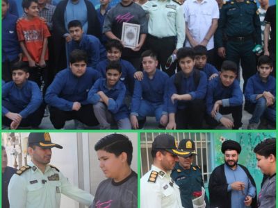 بدرقه فرزند شهید مدافع امنیت توسط رئیس پلیس فتا