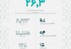 ۲۶.۳ میلیارد دلار ارز برای واردات تأمین شد