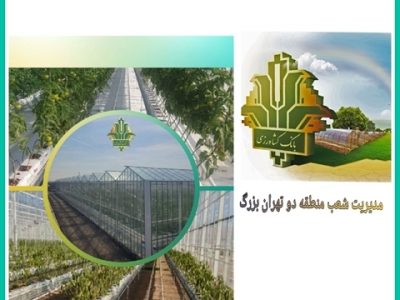 سرمایهگذاری ۱۰۰۰ میلیاردی بانک کشاورزی در یک طرح مدرن گلخانهای