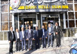 بازدید عضو هیات مدیره بانک ملی ایران از شعب