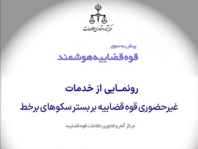 خدمات غیرحضوری قوه قضاییه بر بستر سکوهای برخط رونمایی شد