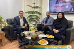 دیدار عضو هیئت مدیره بیمه آسیا با مدیرعامل جدید بیمه اتکایی ایرانمعین