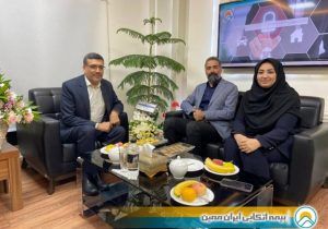 دیدار عضو هیئت مدیره بیمه آسیا با مدیرعامل جدید بیمه اتکایی ایرانمعین