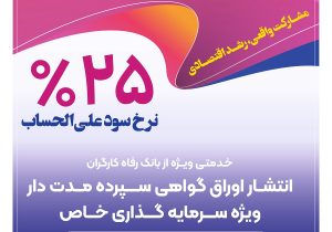 عبور بانک رفاه کارگران از ۴۱۰ هزار میلیارد ریال تامین مالی واحدهای تولیدی
