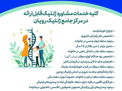 ارتقای خدمات تشخیصی و درمانی ژنتیک کشور توسط مرکز جامع ژنتیک رویان