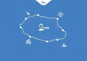 بلو، حامی ماراتن بزرگ کیش شد