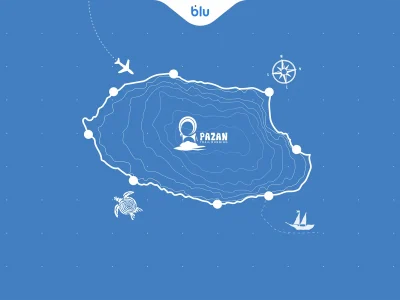 بلو، حامی ماراتن بزرگ کیش شد