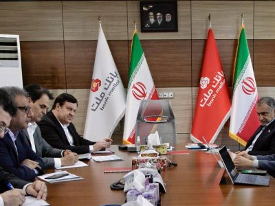 نشست مشترک مدیرعامل بانک ملت و رییس دانشگاه صنعتی شریف با موضوع حمایت از تولیدات علمی و فناورانه